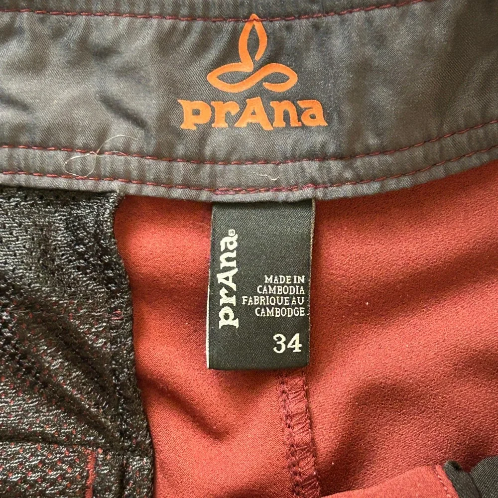 prAna Men's Burgundy 9